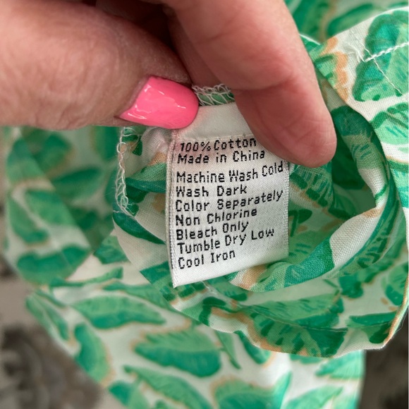 NWT Charleston Shoe Tropical Palm Print Tunic - Picture 9 of 9